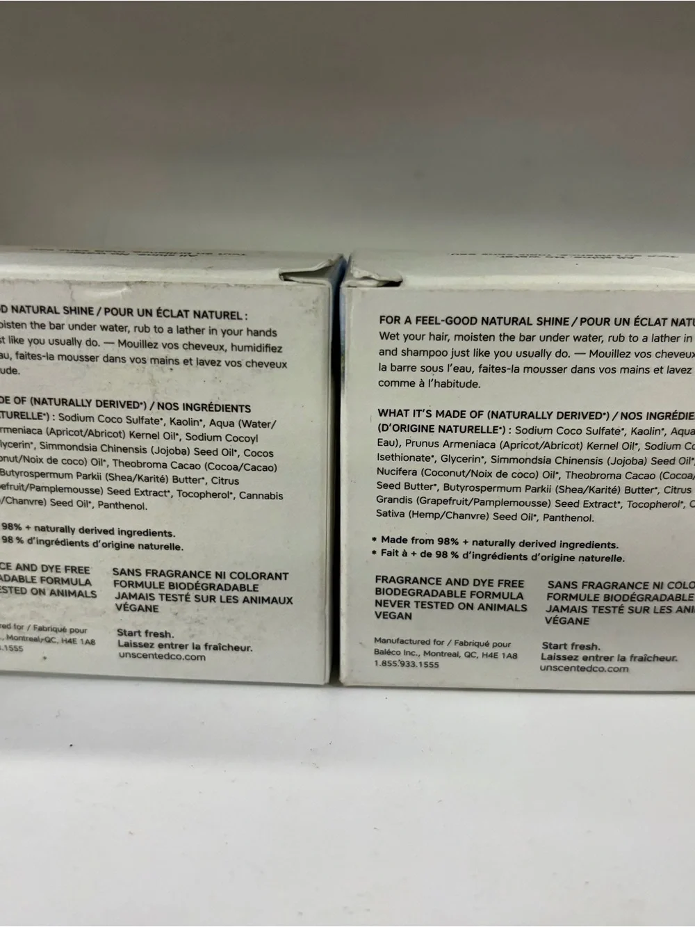 Unscented Shampoo Bar - White